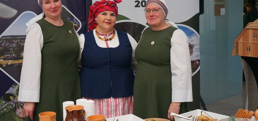 Skuodiškiai pristatė savo kraštą Seime