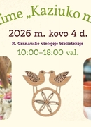 Kaziuko mugė R. Granausko bibliotekoje