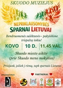 NEPRIKLAUSOMYBĖS SPARNAI LIETUVAI VIENA DIENA. VIENA ŠIRDIS. VIENA LIETUVA.