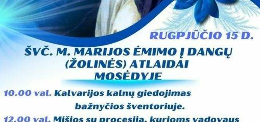 Žolinės šventė Mosėdyje