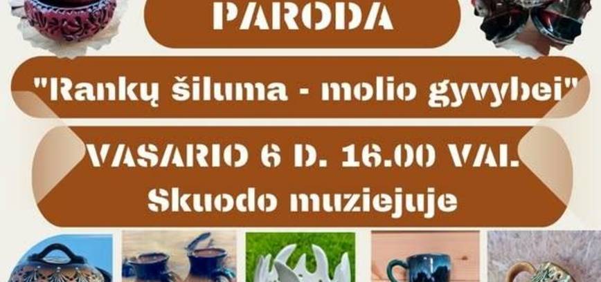Alinos Milašienės ir Algimanto Tamošausko parodos „Rankų šiluma – molio gyvybei“ atidarymas