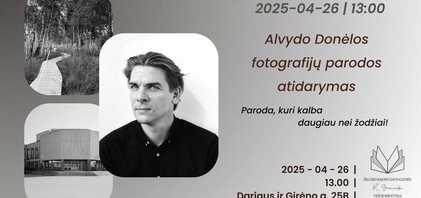 Alvydo Donėlos parodos atidarymas