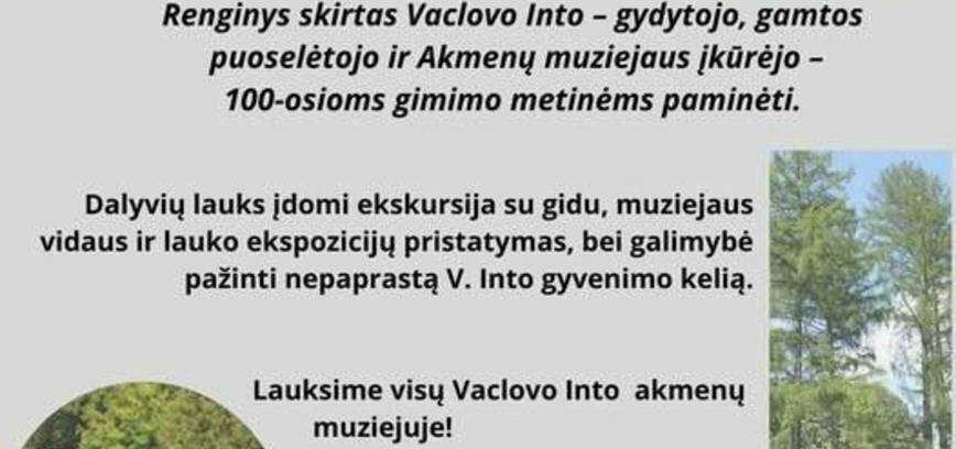 Pažintinė ekskursija „Vaclovo Into pramintais takais