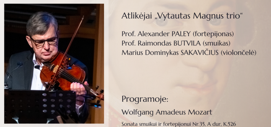 Klasikinės muzikos koncertas „Dieviškasis Mocartas