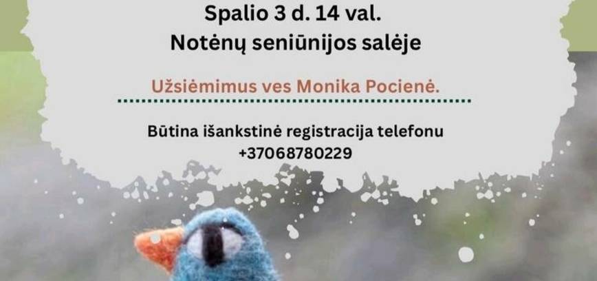 Edukacija „Papuošalai iš veltinio