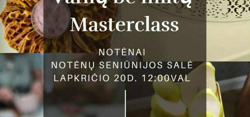 Vaflių be miltų kepimo pamoka