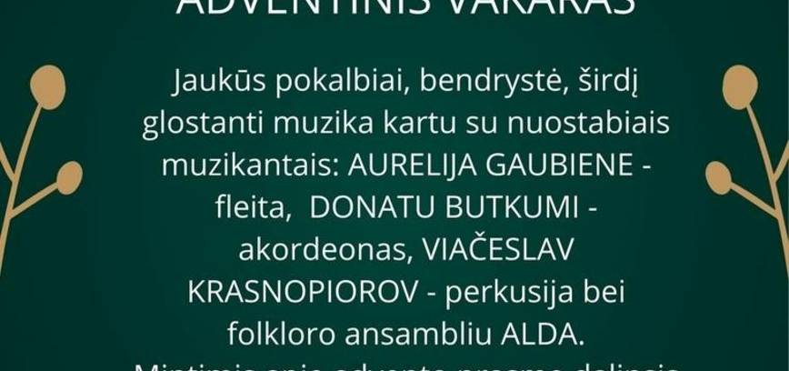 Advento vakaras Ylakiuose