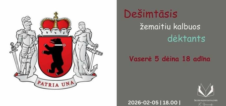 Dešimtāsis žemaitiu kalbuos dėktants