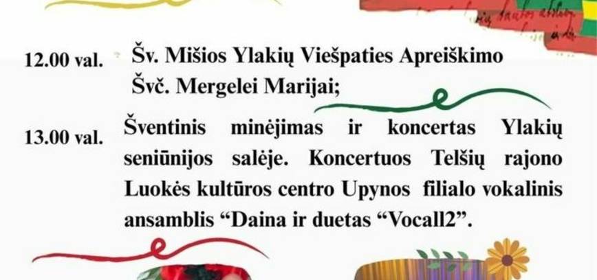 Lietuvos valstybės atkūrimo diena Ylakiuose