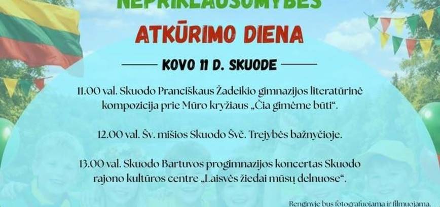 Lietuvos nepriklausomybės atkūrimo diena 