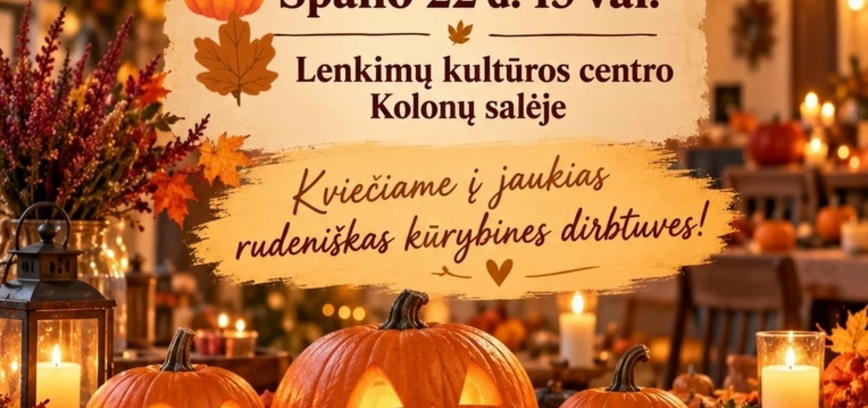 Ķirbju grebšanas darbnīca Lenkimijā