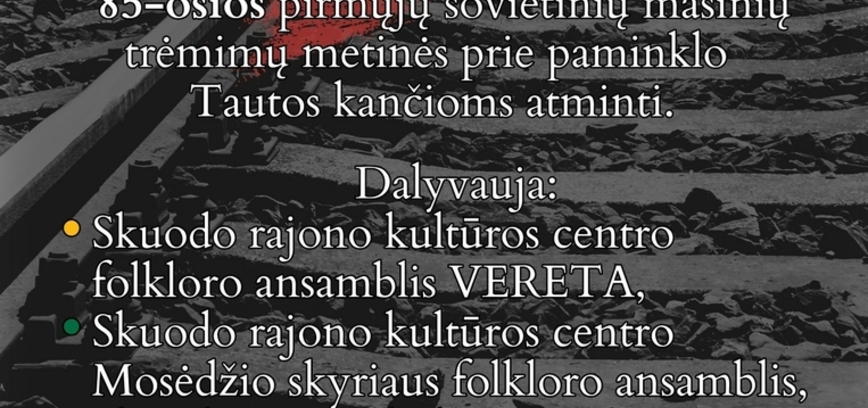 Gedulo ir vilties diena Skuode