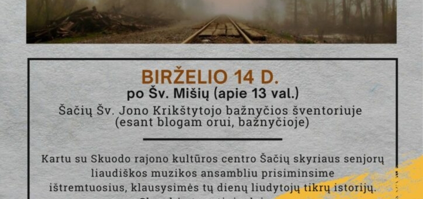 Gedulo ir vilties diena Šatėse