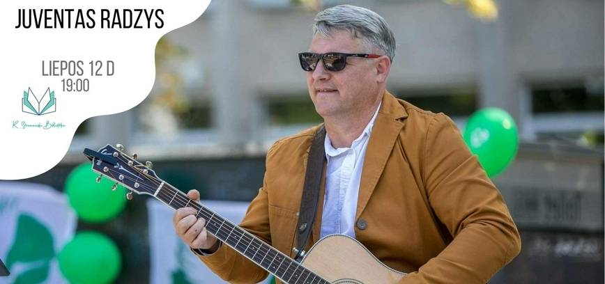 Ciklo „Žodžio čiurlenimas“ renginys. Dalyvauja Juventas Radzys 