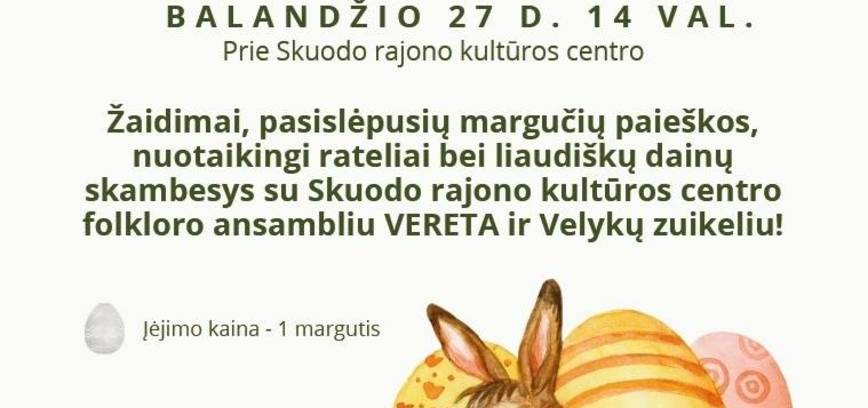 Atvelykio šventė „Rid rid margi margučiai“