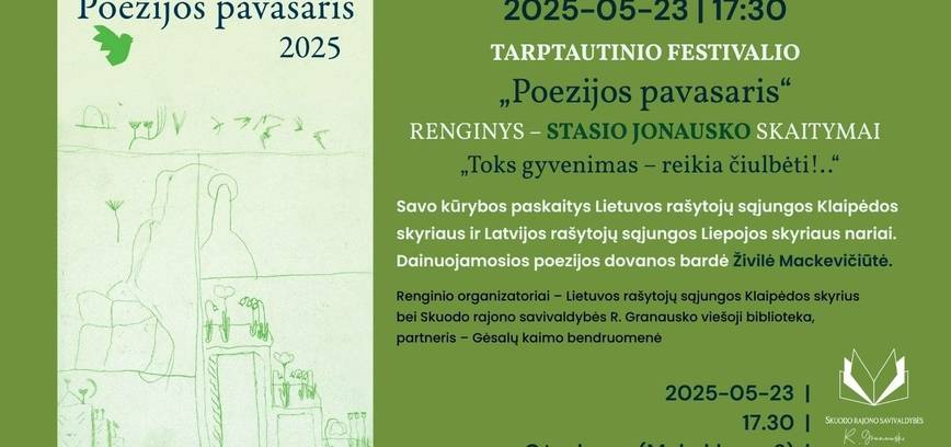 Poezijos pavasaris 2025