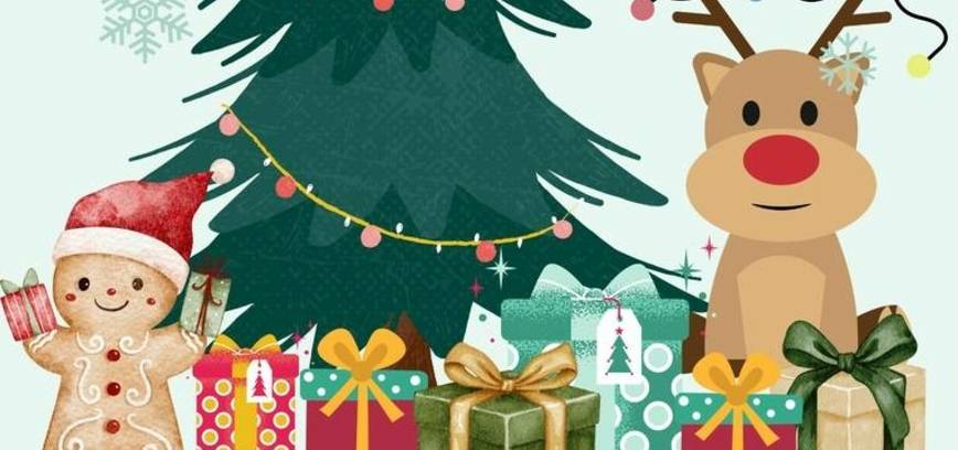 Kalėdų eglės įžiebimas Luknėse 