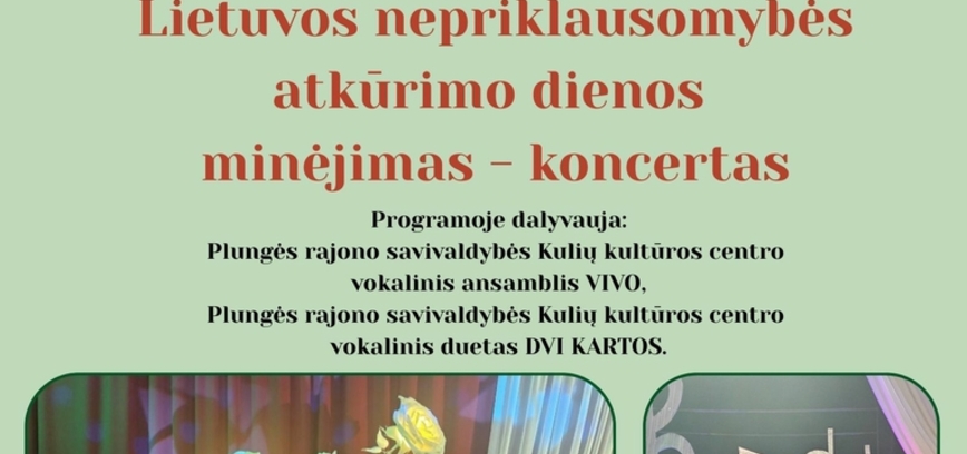 Koncertas Šliktinėje