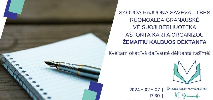 Žemaičių kalbos diktantas