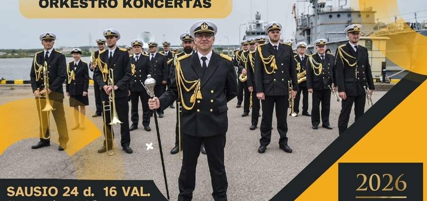 Lietuvos kariuomenės karinių jūrų pajėgų orkestro koncertas