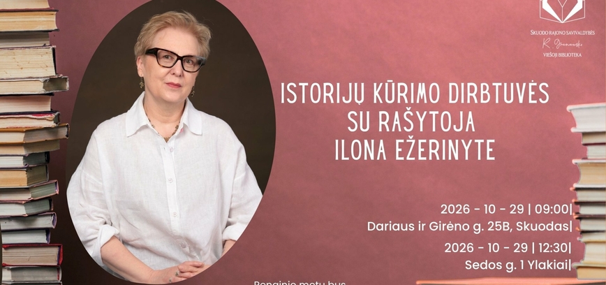 Stāstu stāstīšanas darbnīca ar Ilonu Ežerinīti