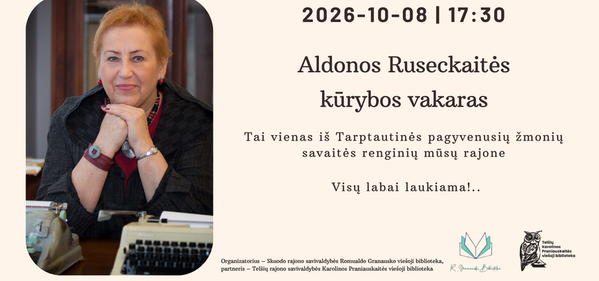 Aldonos Ruseckaitės kūrybos vakaras