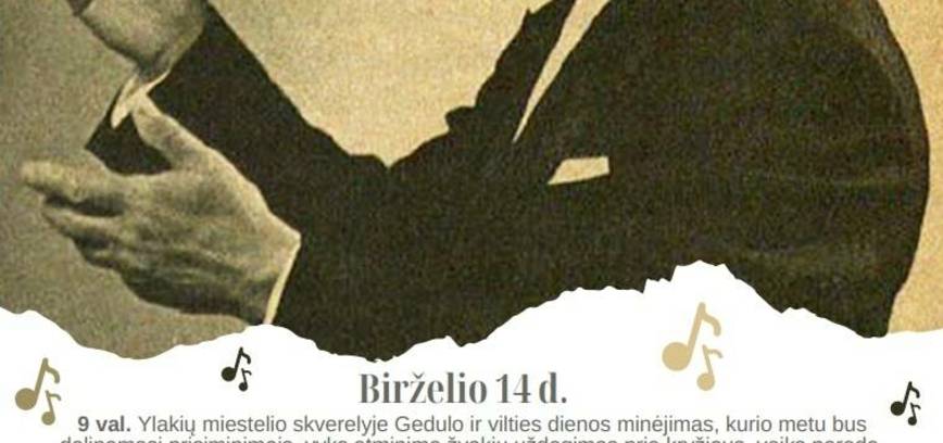 Gedulo ir vilties diena Ylakiuose