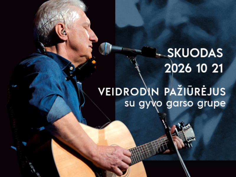 "VEIDRODIN PAŽIŪRĖJUS" Kazimiero Jakučio-Pagulbio rudens koncertų turas