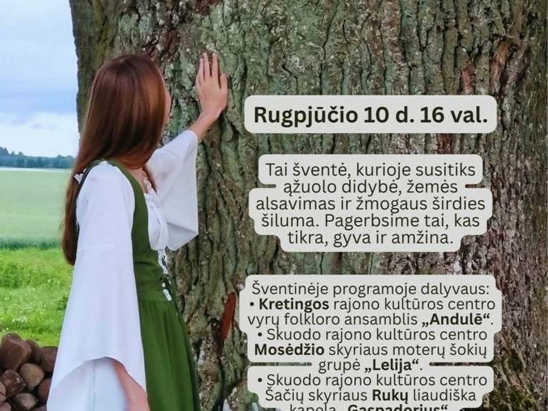 Didžiojo ąžuolo pagerbimo šventė Rukuose