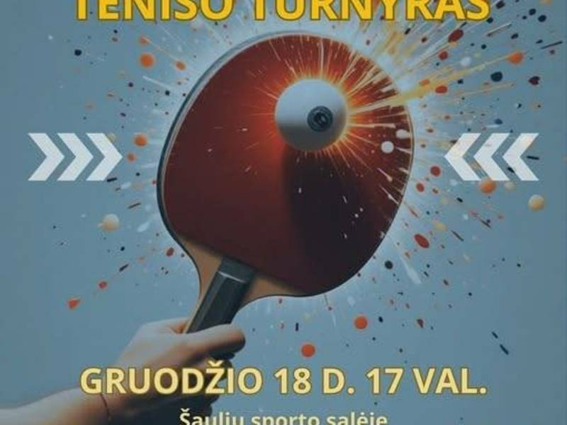 Kalėdinis mokinių stalo teniso turnyras