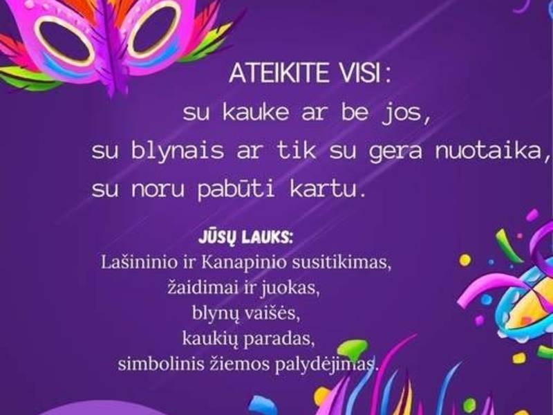 Užgavėnės Mosėdyje