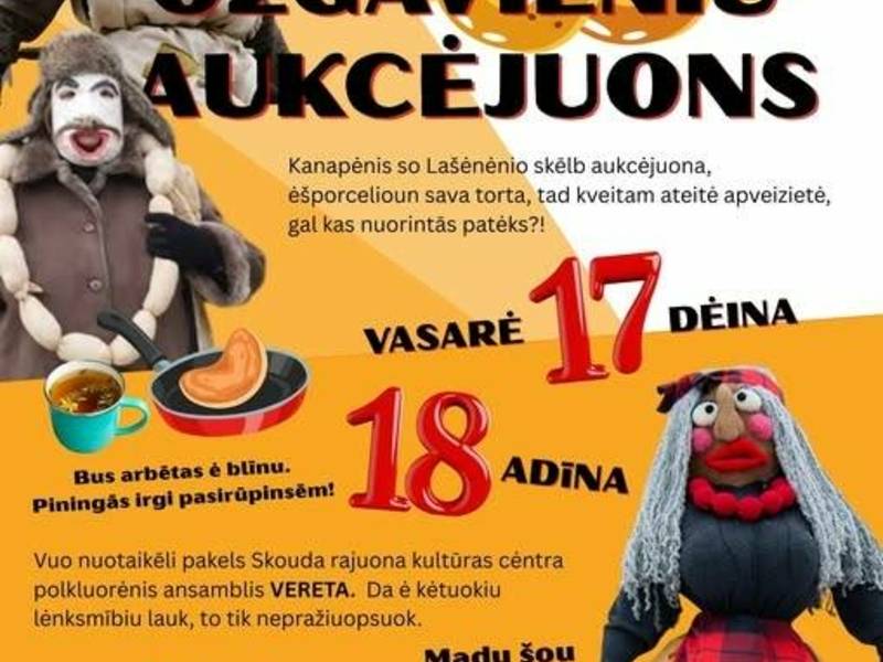 Ožgavieniu aukcėjuons