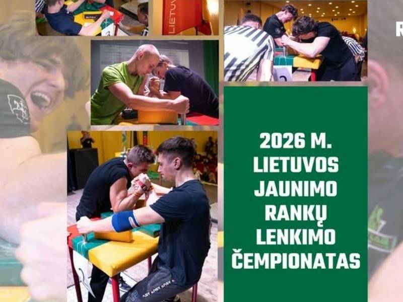 2026 m. Lietuvos jaunimo rankų lenkimo čempionatas