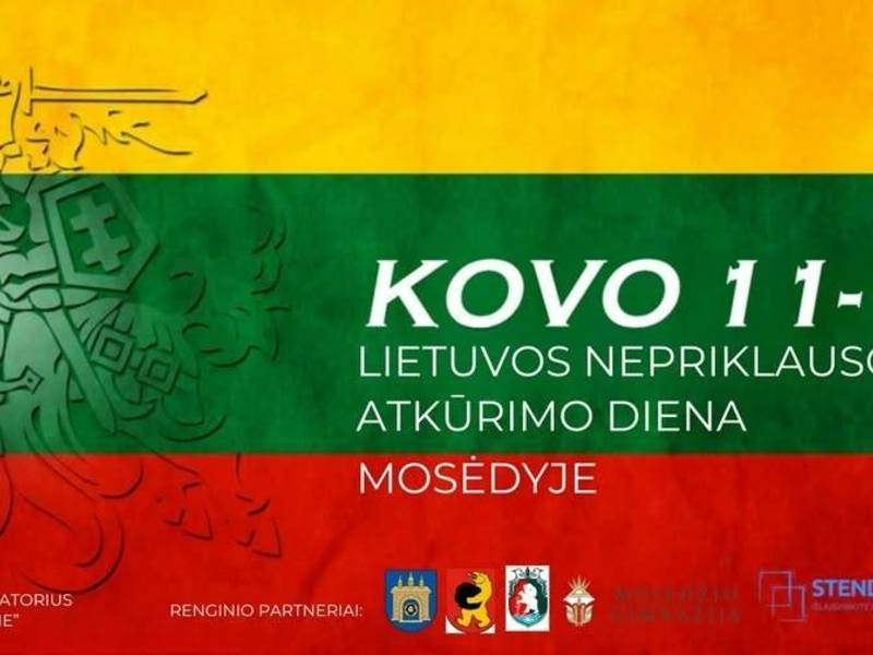 Kovo 11-osios žygis Mosėdis - Laukių ąžuolas - Mosėdis