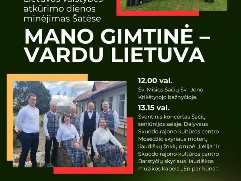 Lietuvos valstybės atkūrimo diena Šatėse