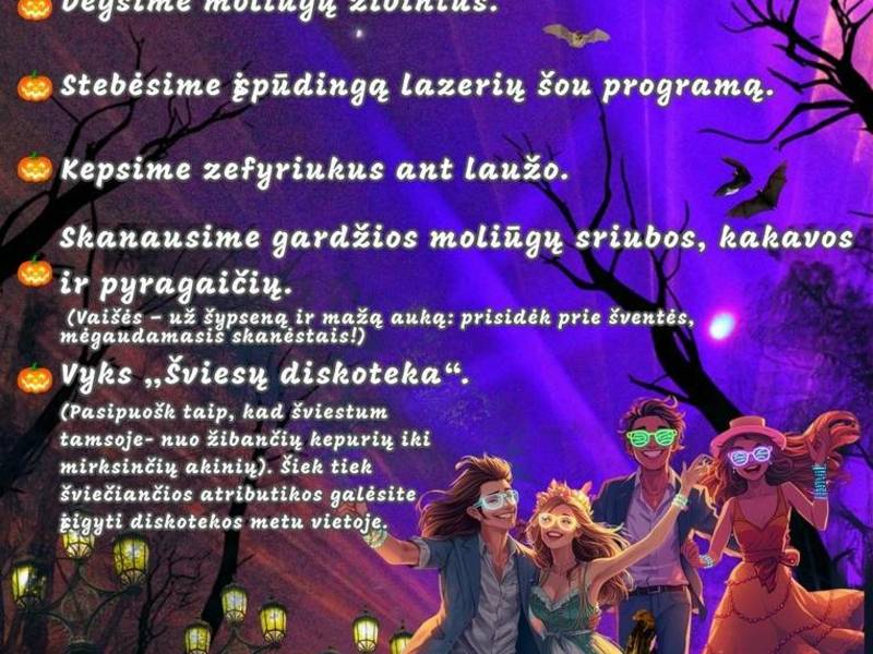 Moliūgų žibintų įžiebimo šventė