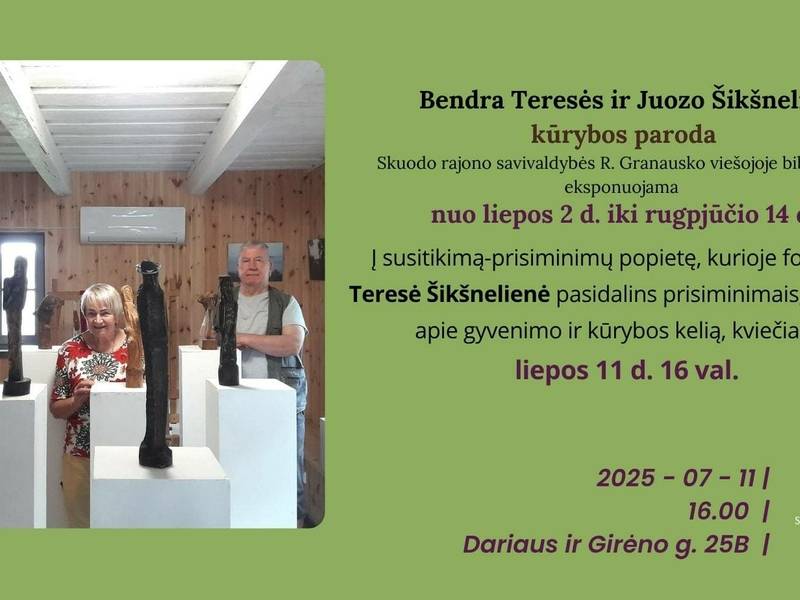 Tikšanās ar fotogrāfi Terēzi Šikšnelieni