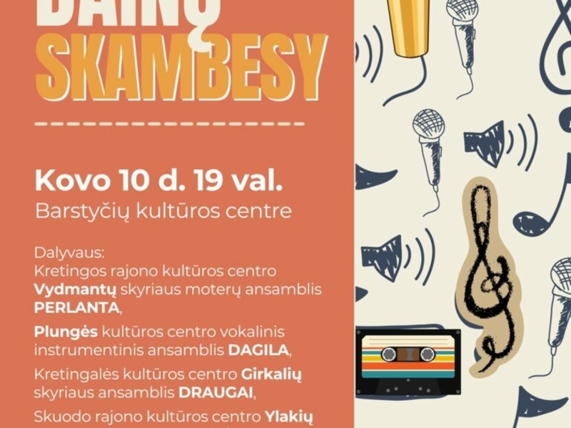 Dainų vakaras „Dainų skambesy"