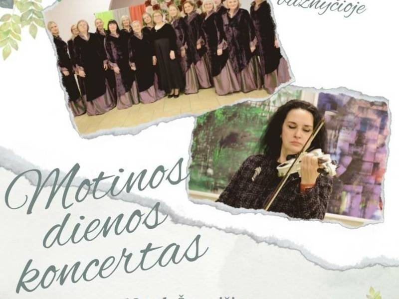 Koncertas skirtas Motinos dienai