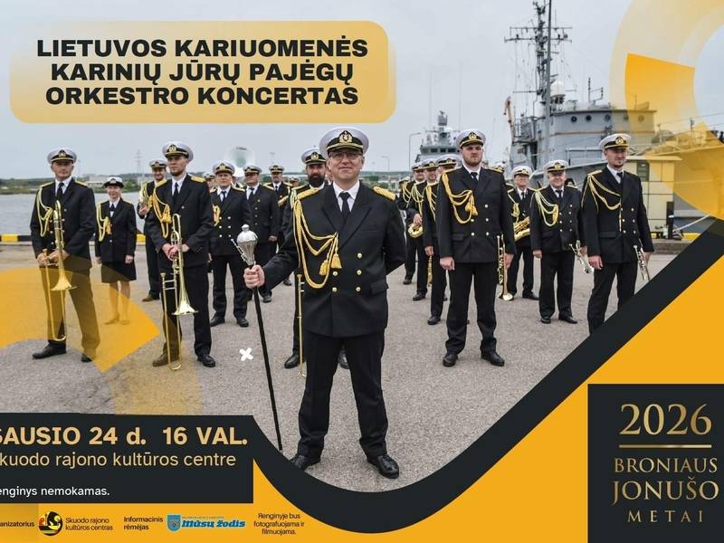 Lietuvos kariuomenės karinių jūrų pajėgų orkestro koncertas