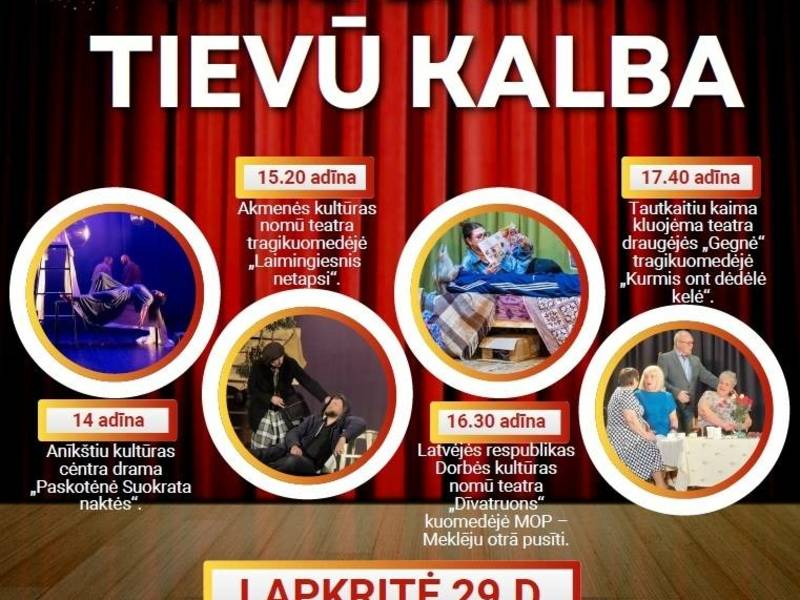  Teatrų festivalis „Vaidėnam tievū kalba“ 